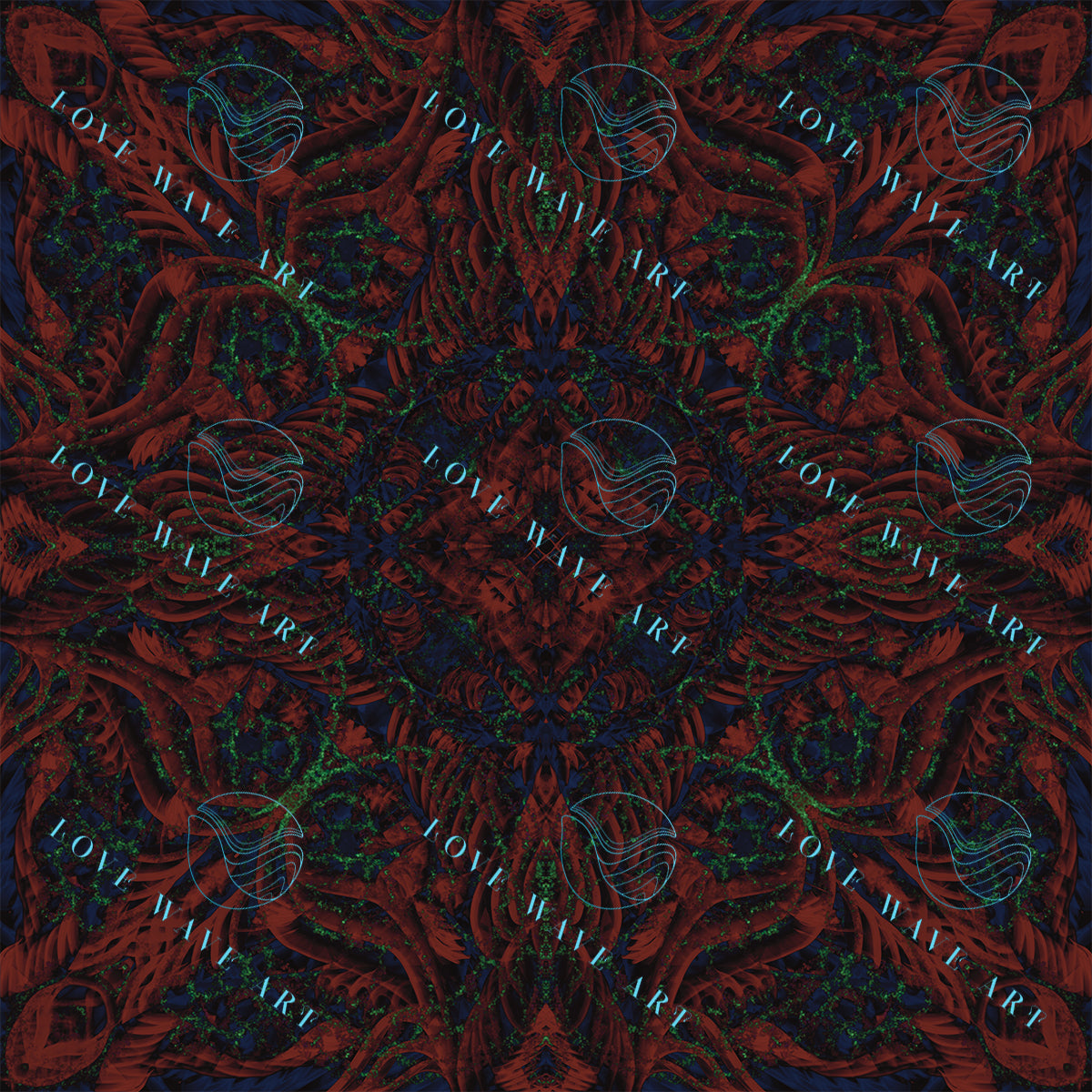 Green Tree Light at Night