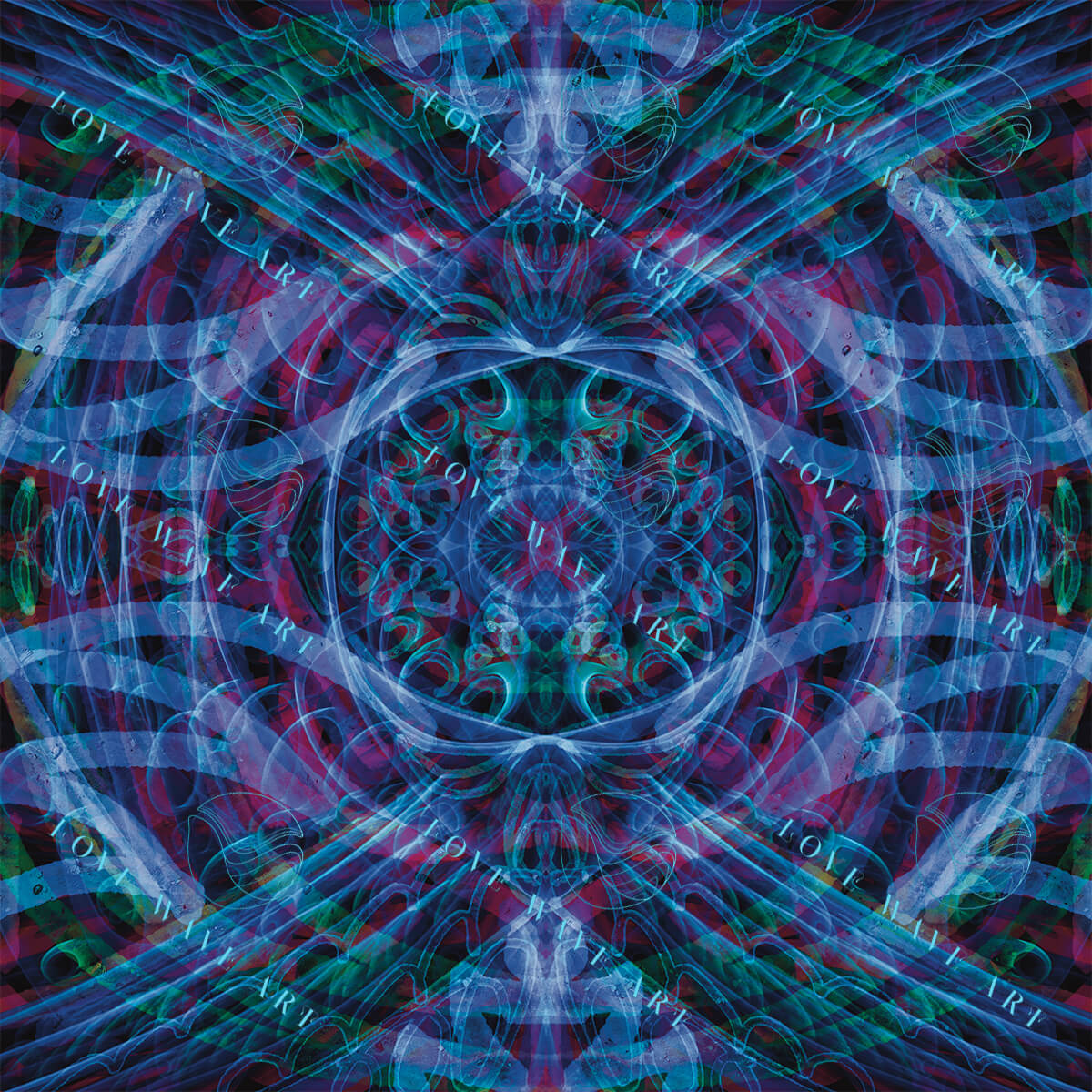 Abstract Digital Mandala Wall Art Print - Vault Wave