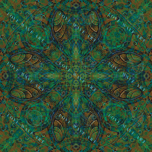 Peacock Fish – Abstract Art Inspired by Nature