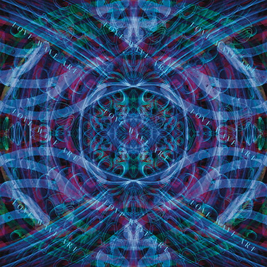 Abstract Digital Mandala Wall Art Print