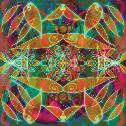 Abstract Print - Bubblegum Fishing Art