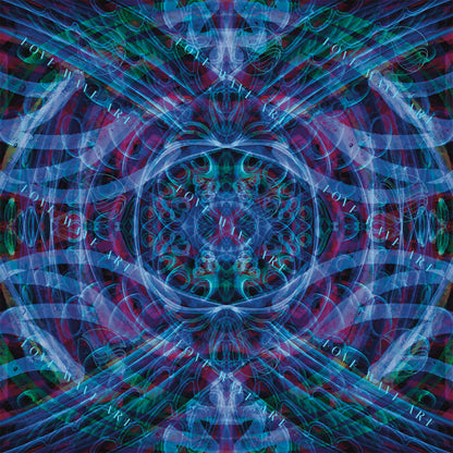 Abstract Digital Mandala Wall Art Print - Vault Wave 