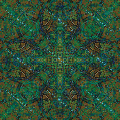 Peacock Fish – Abstract Art Inspired by Nature