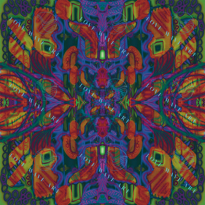 Jumping Jack Flats -  Abstract Digital Art